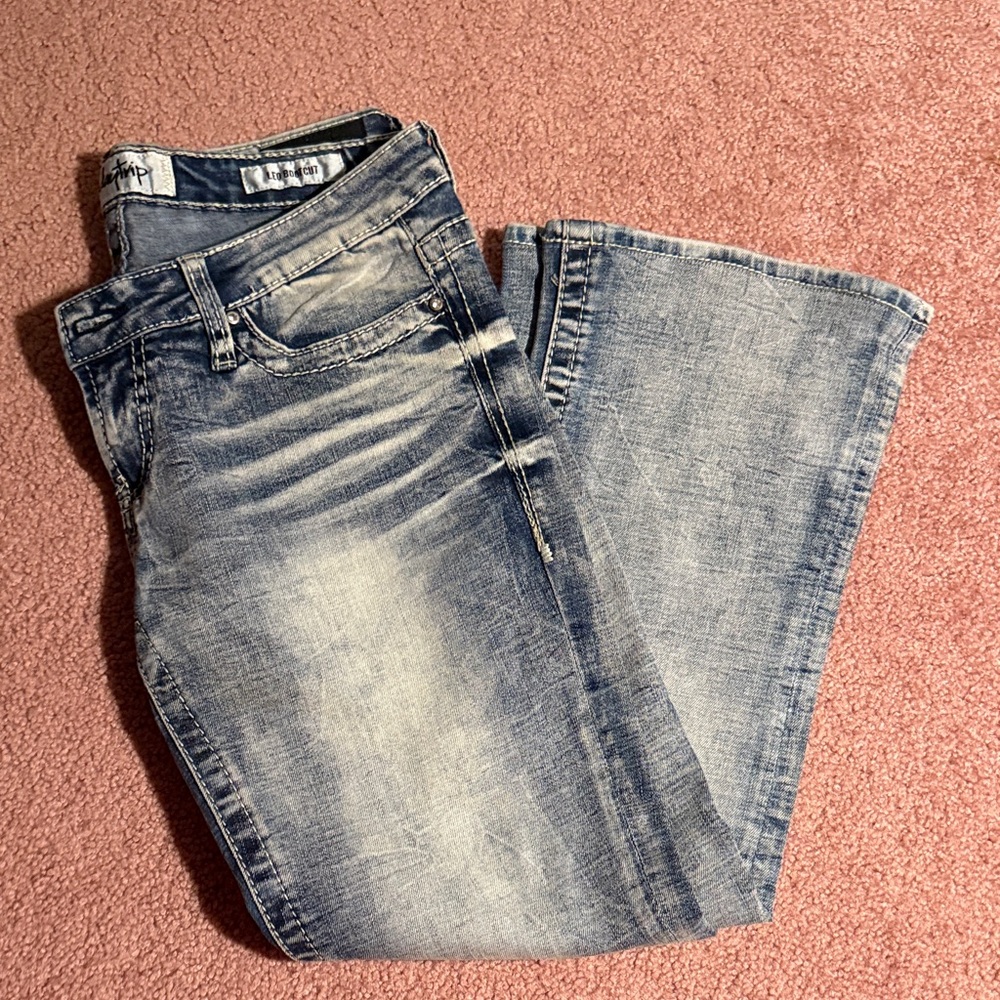 Daytrip Blue Leo Boot Cut Jeans